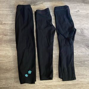 Toddler black leggings 3T lot